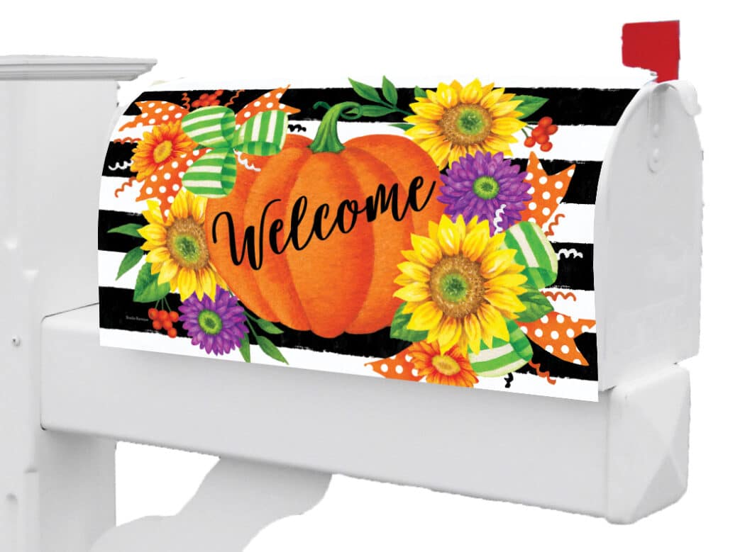 Pumpkin Splendor-Mailbox Makeover - Custom Decor
