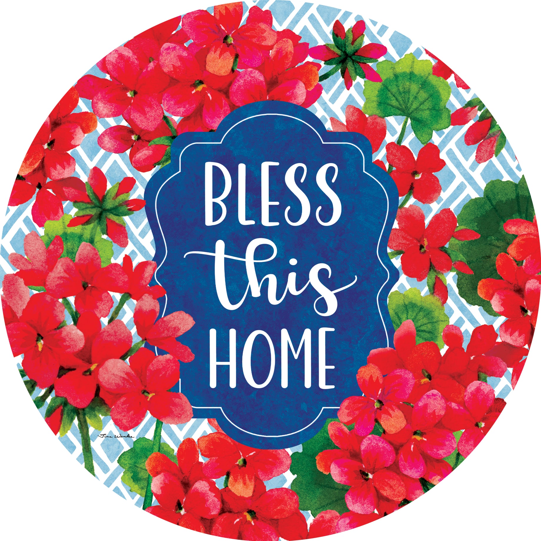 Blessed Geranium-Accent Magnet