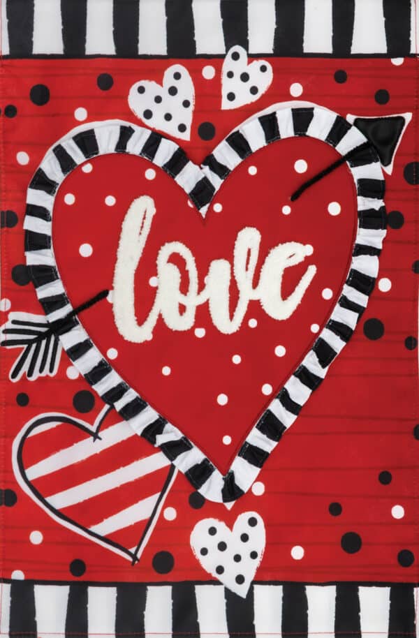 Applique-Love Heart-FM