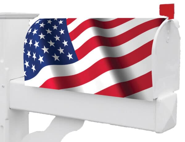 Waving Flag- Large Mailbox Makeover