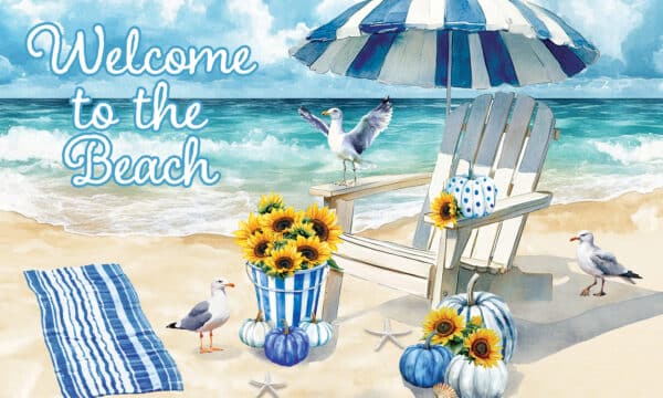 Sunflower Beach-Floor Mat