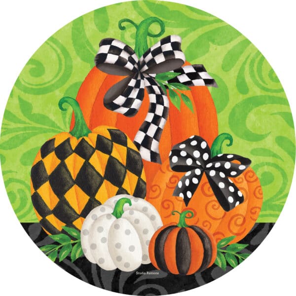 Whimsy Pumpkin-Stepping Stone