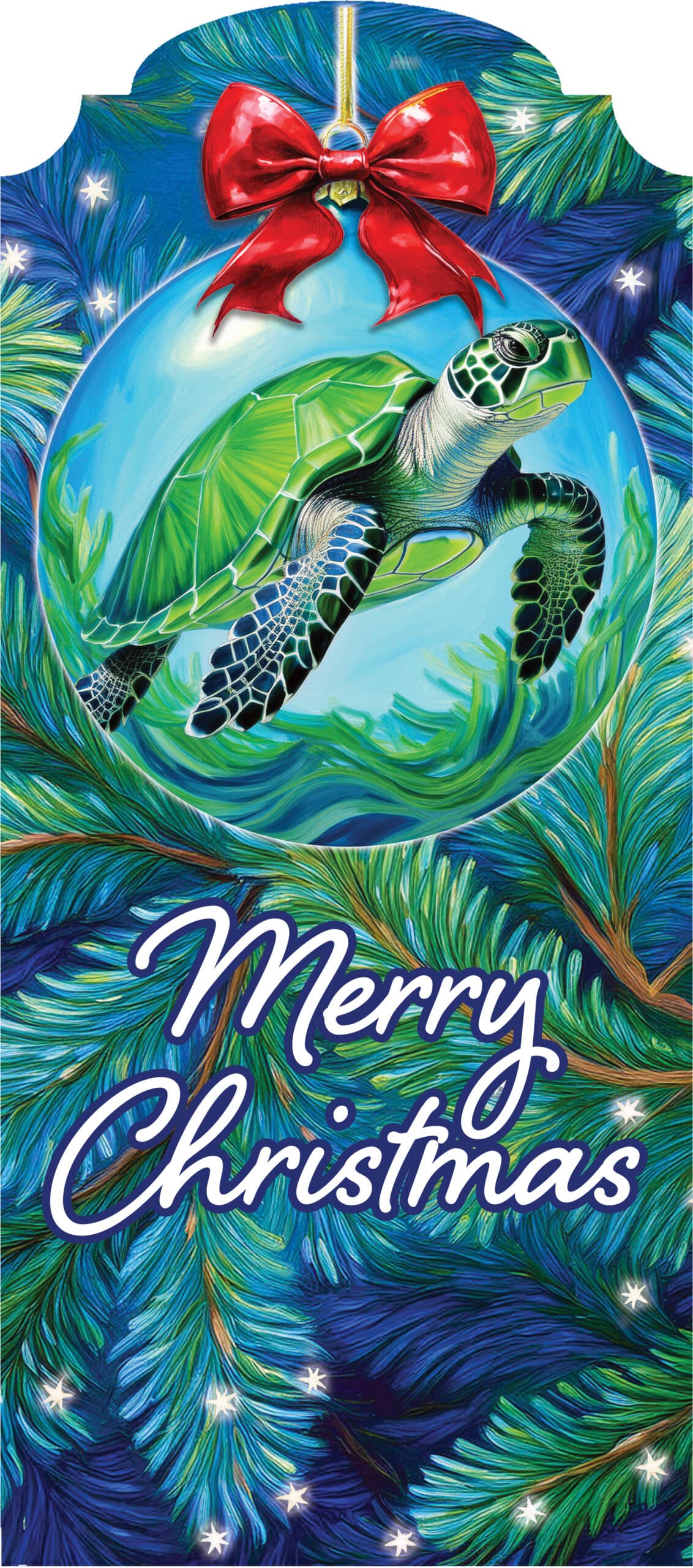 Sea Turtle Ornament-YarDecor