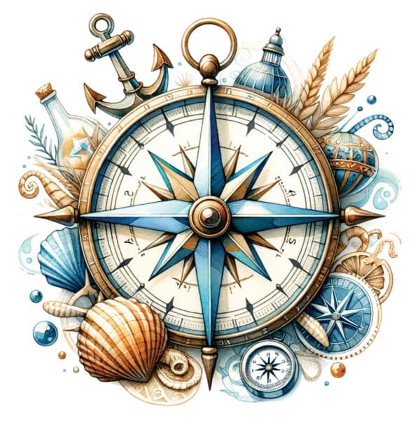 Sticker-Compass - Custom Decor