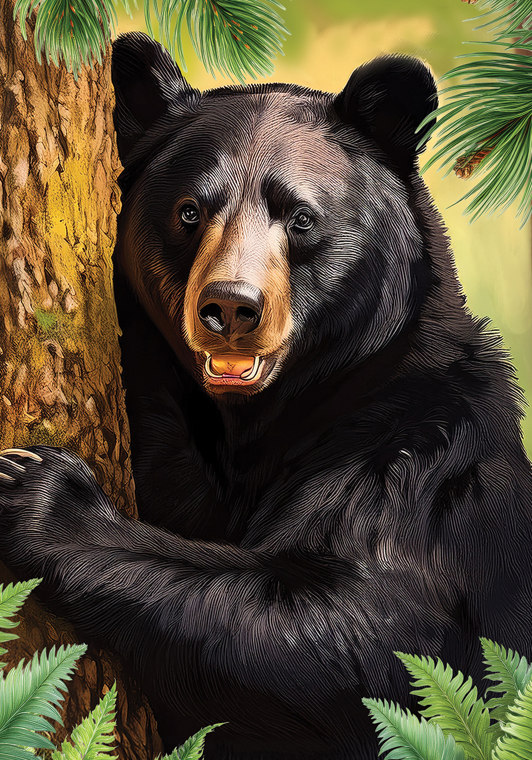 Black Bear-Flag by Jeremy Thomas