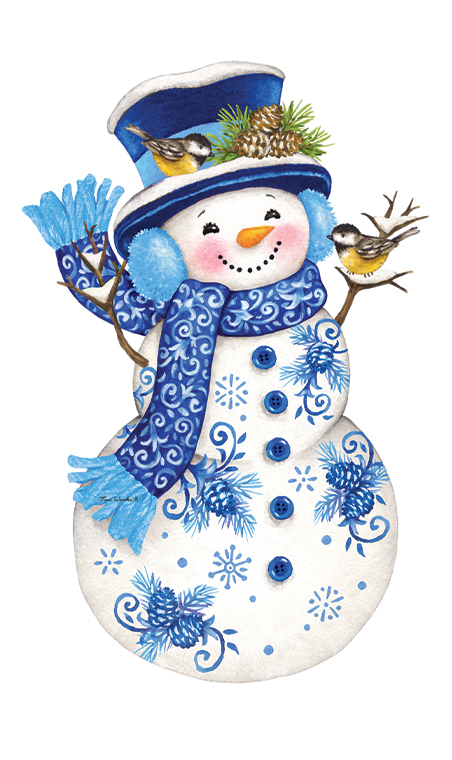 Signature Sign Icons-3” Chinoiserie Snowman