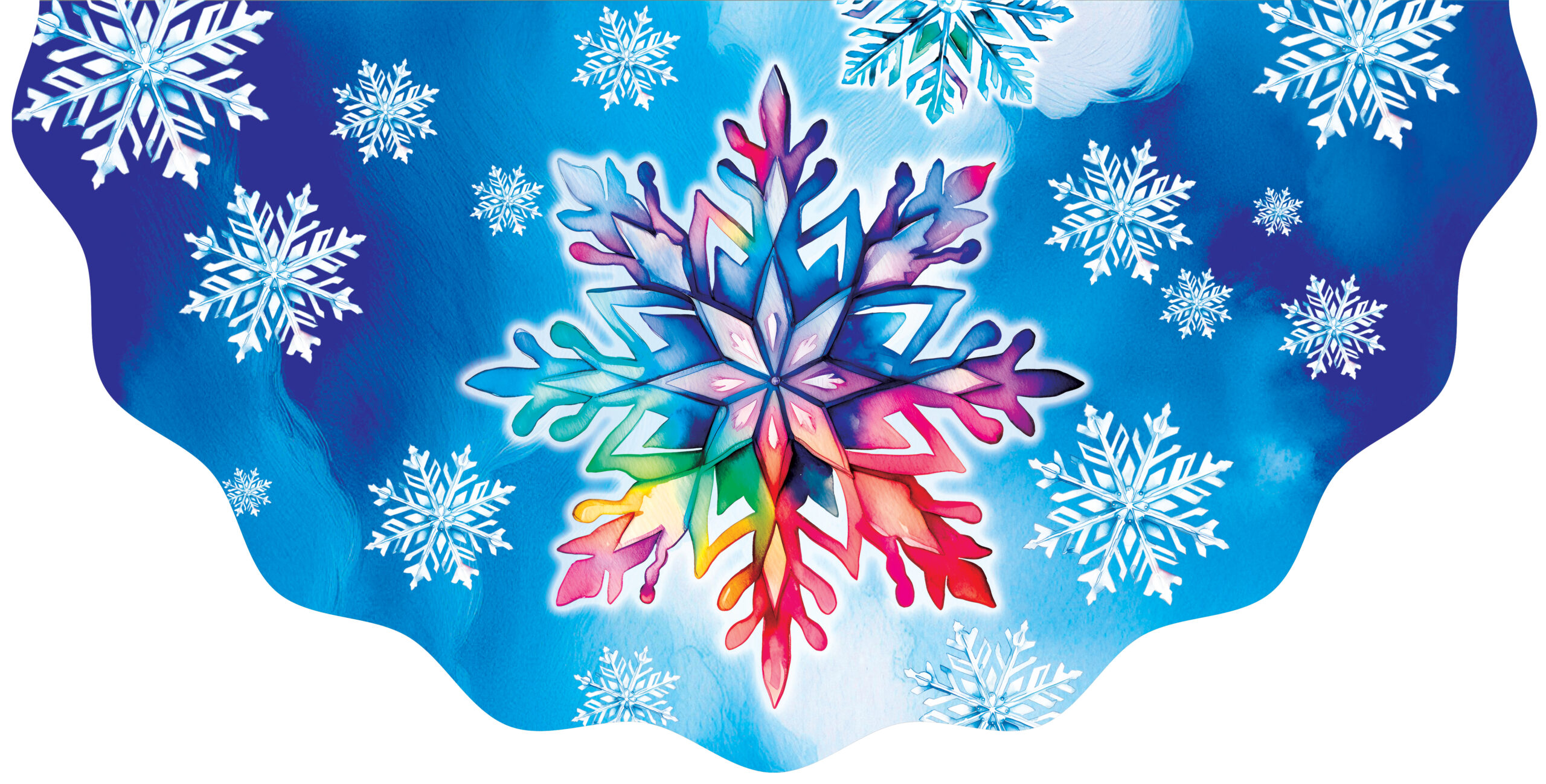 Vinyl Bunting-Let it Snow