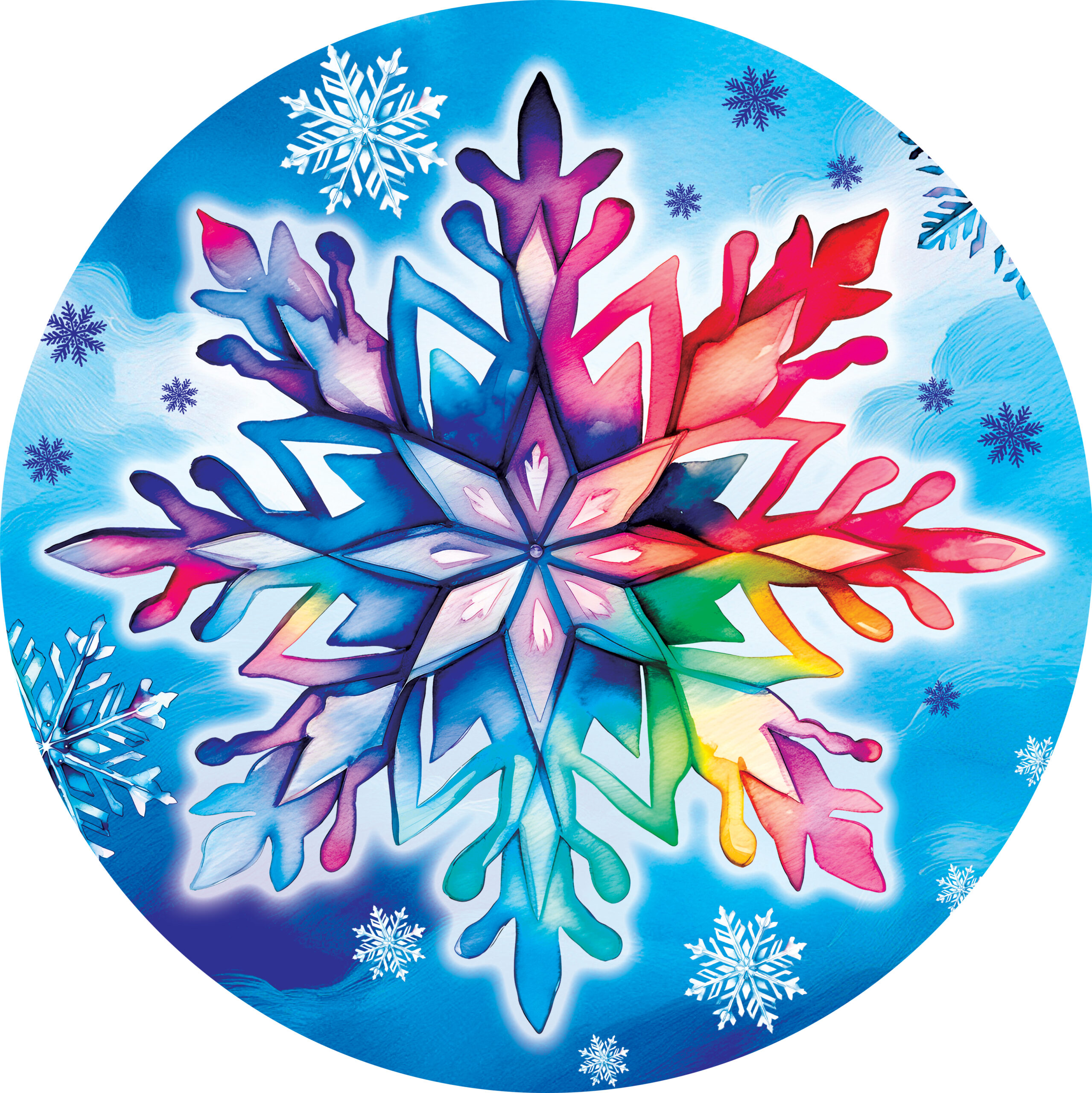 Accent Magnet-Let it Snow