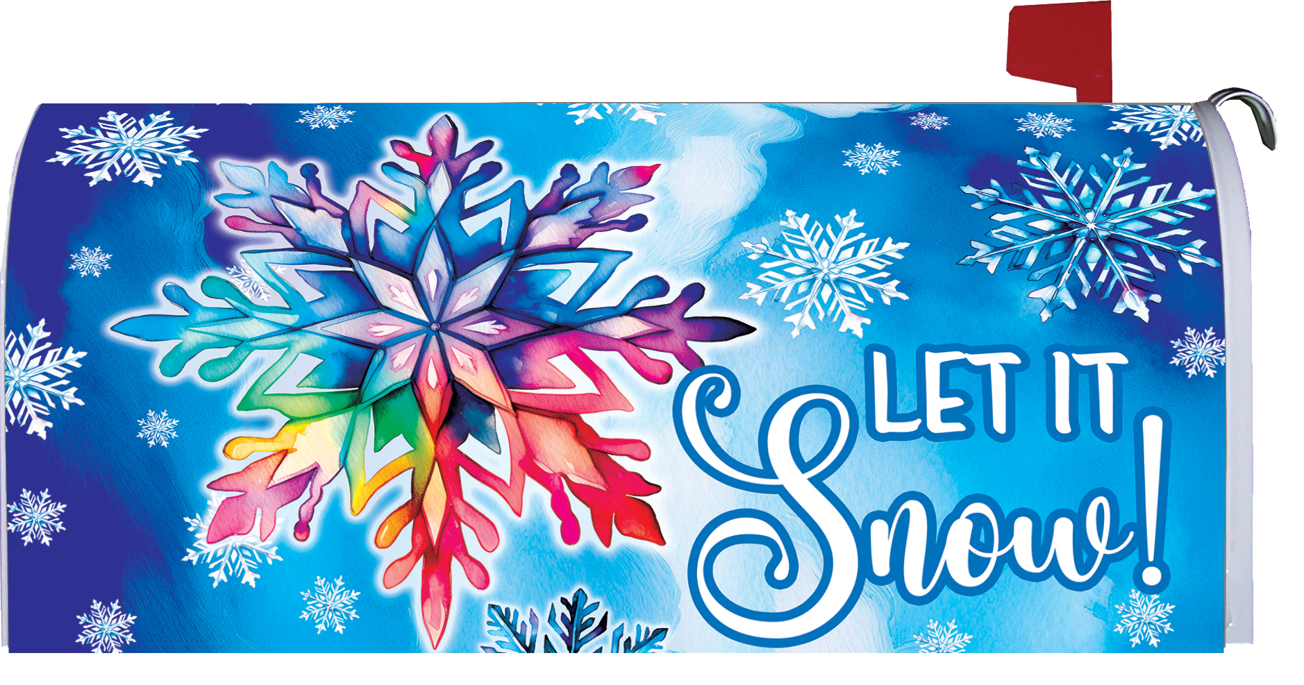 Mailbox Makeover-Let it Snow