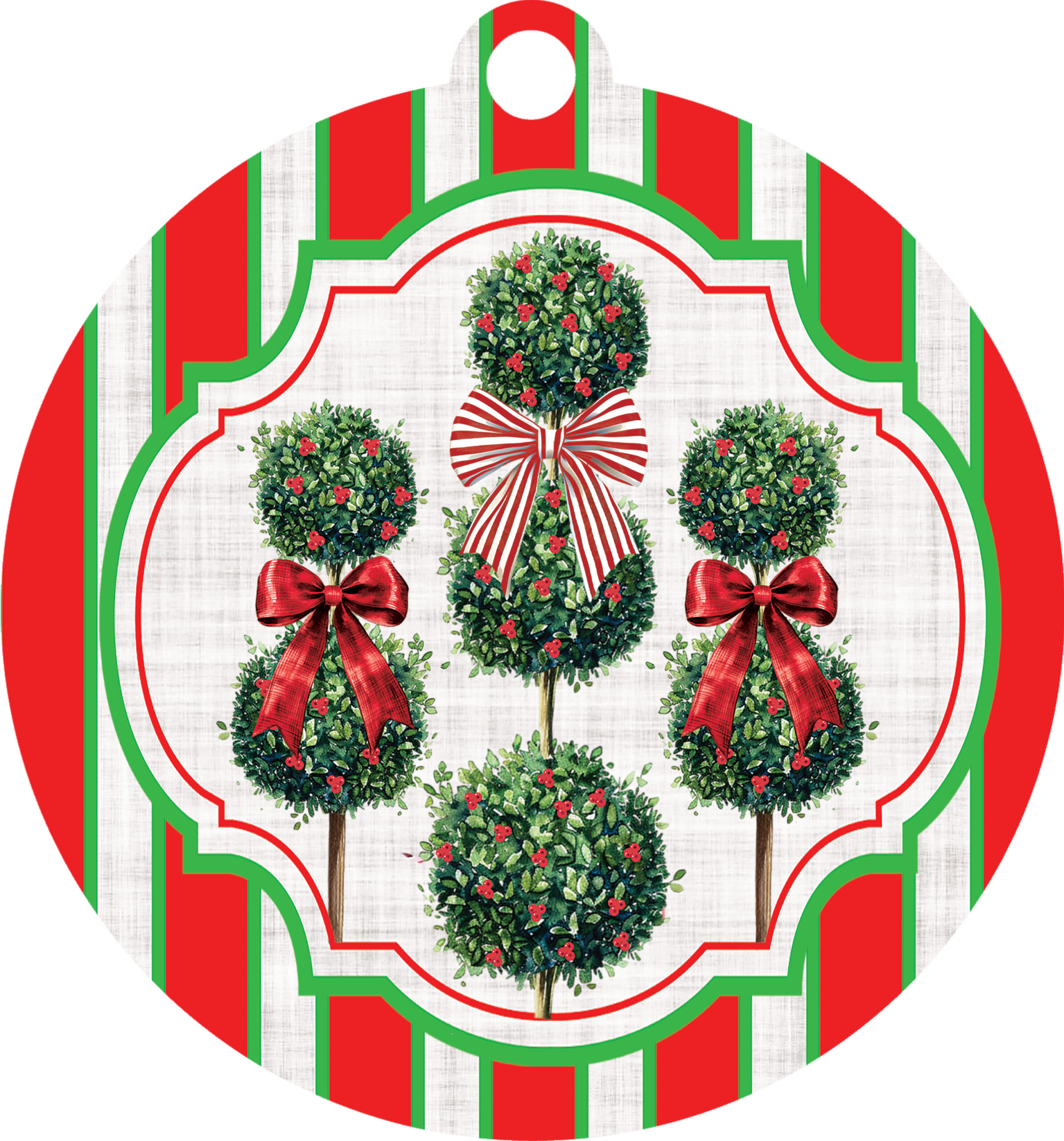 LG HA-Christmas Topiaries