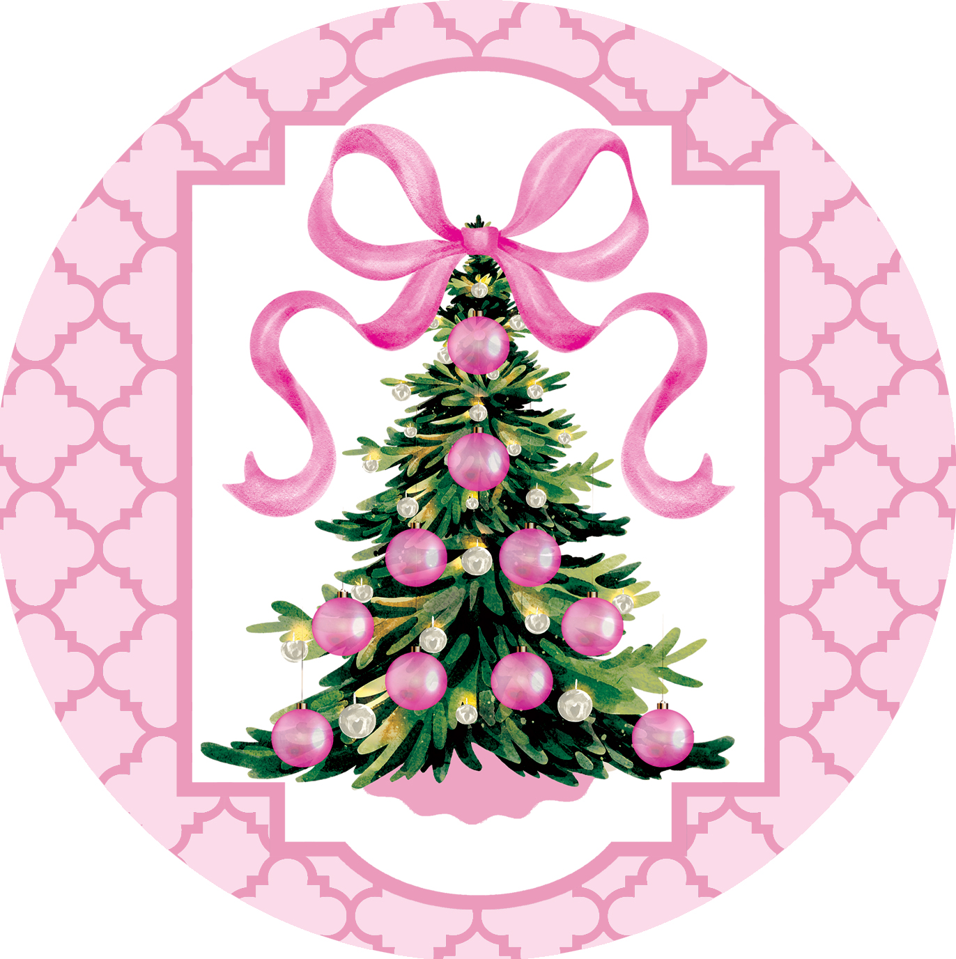 Suncatcher-Pink Christmas Tree