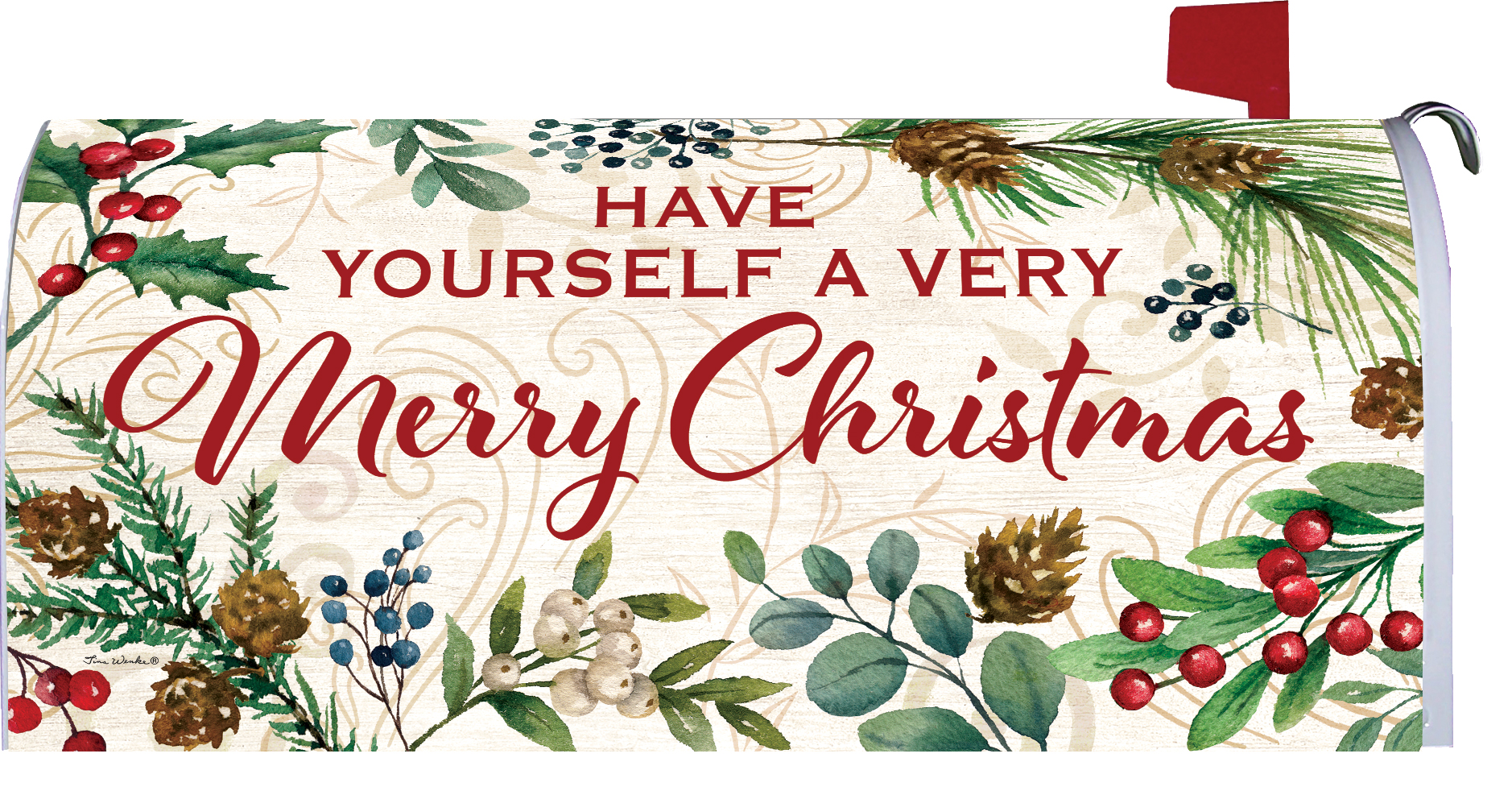 LG Mailbox Makeover-Very Merry