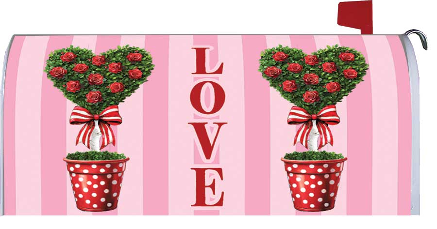 Love Topiary-Mailbox Makeover