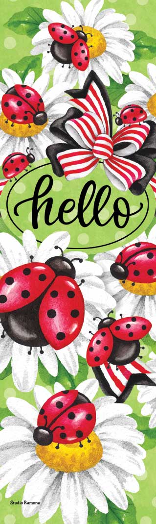 Lady Bugs and Daisies-Plant Expressions