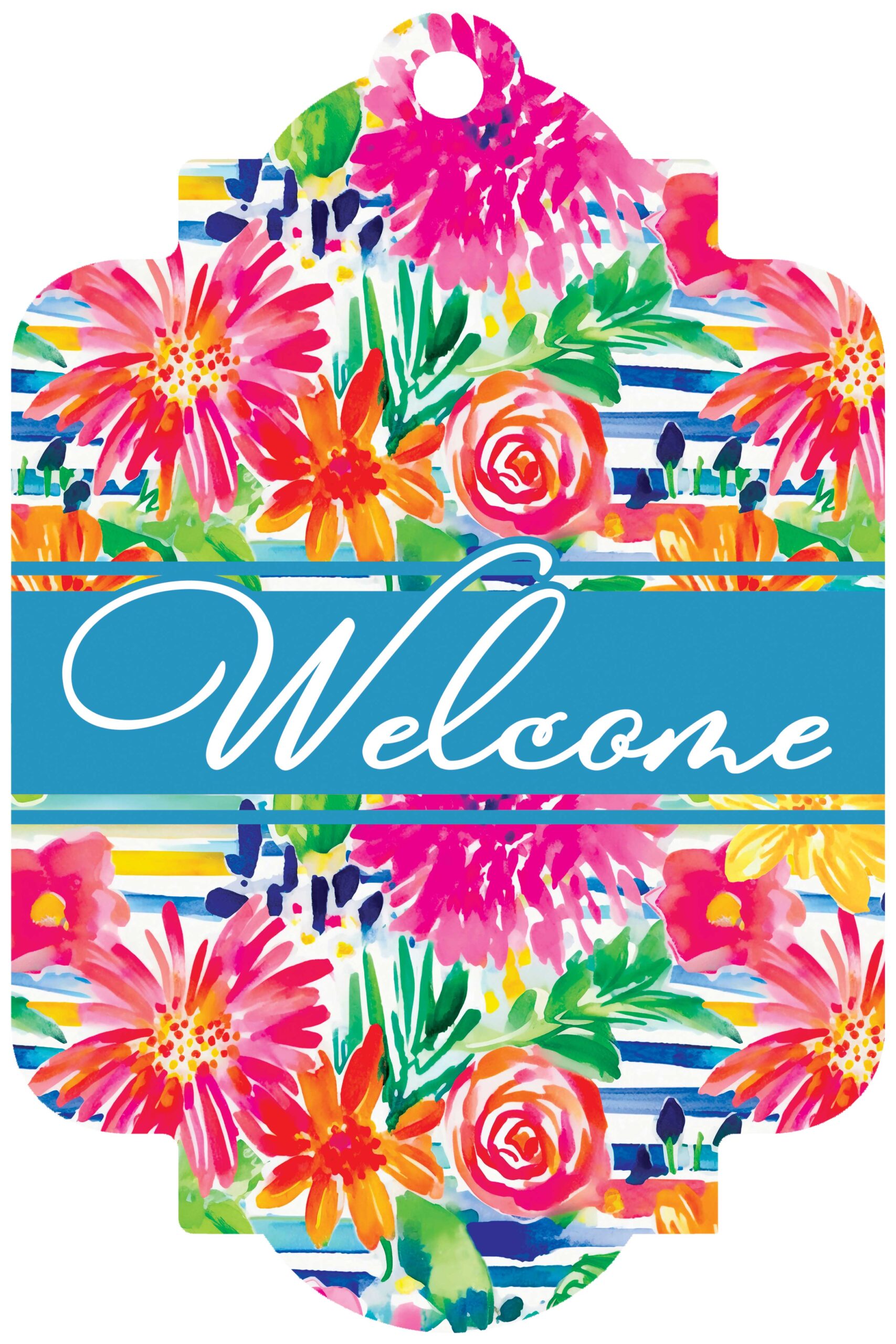 Deluxe Door Decor-Bright Blooms