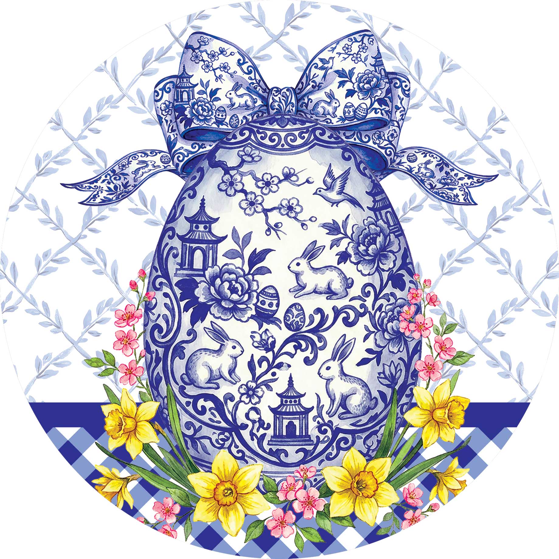 Suncatcher-Chinoiserie Egg