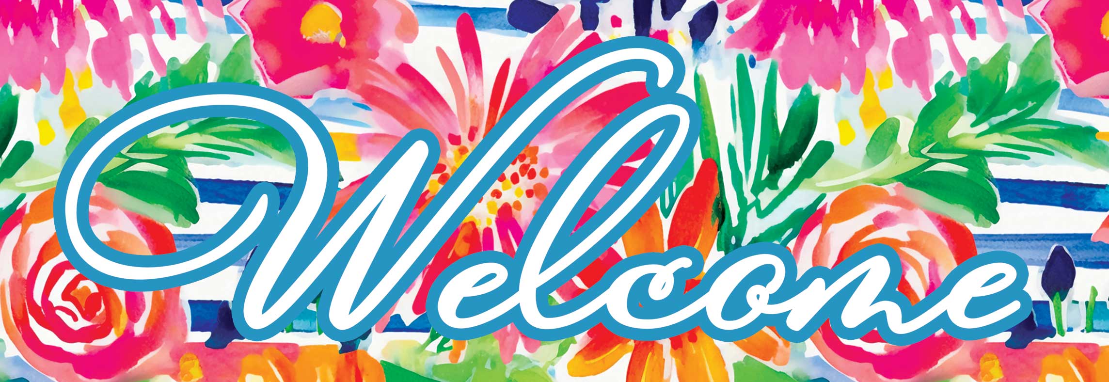Signature Sign-Bright Blooms