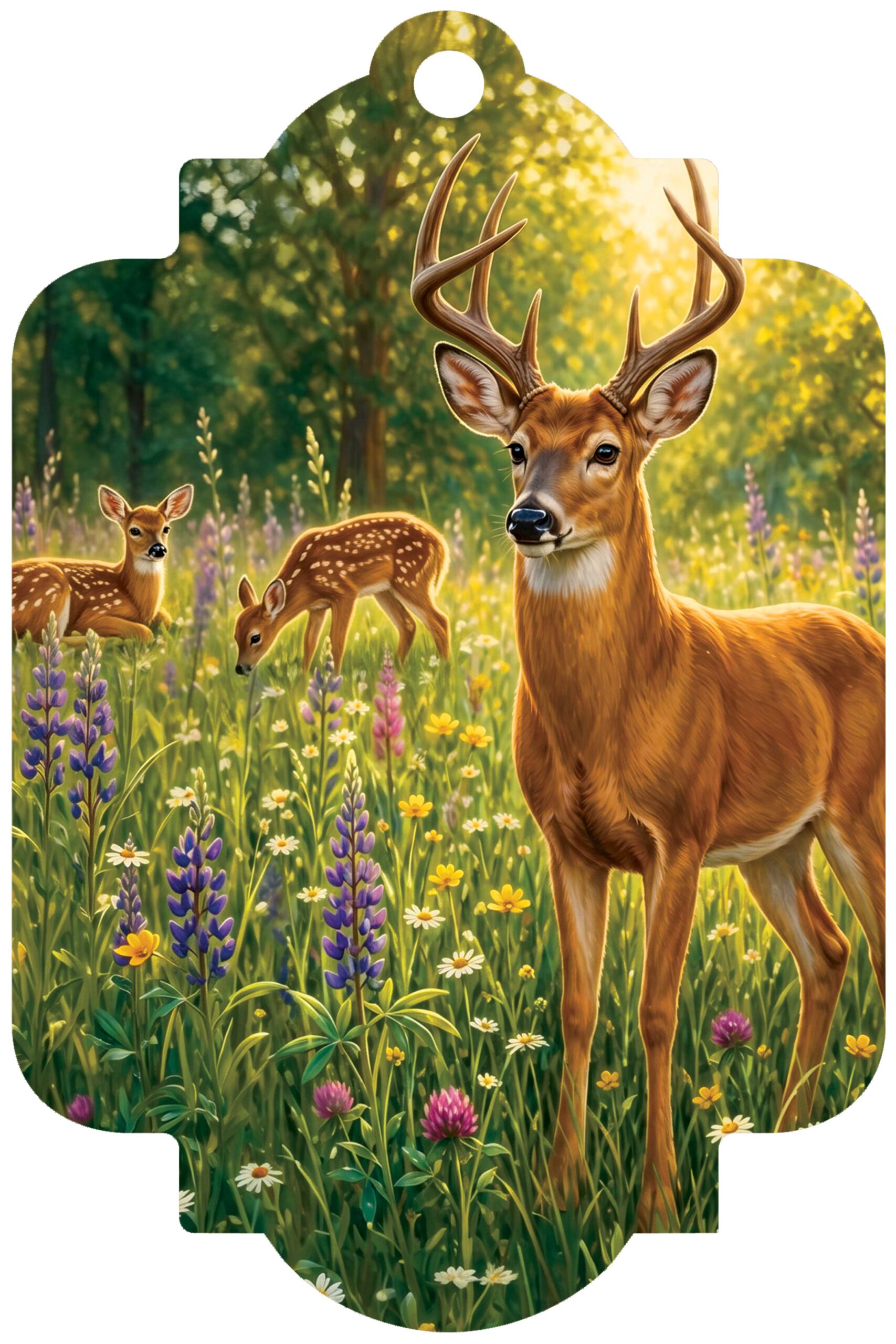 Deluxe Door Decor-Deer Meadow